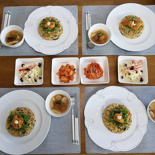 Lezzetli yemekler, yakın çekim.