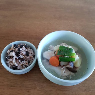 Çorbanın mutfak fotoğrafı.