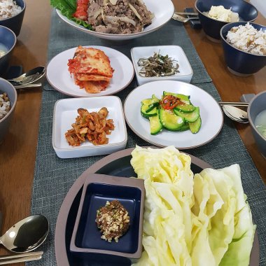 Lezzetli Asya mutfağının yakın görüntüsü