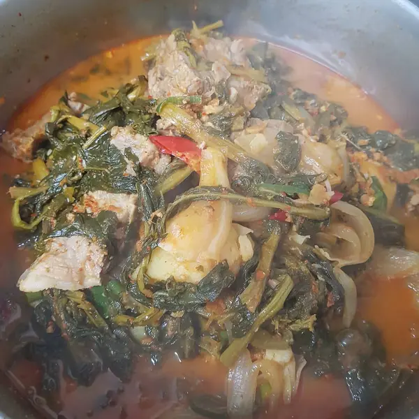 Lezzetli Asya yemeklerinin yakın görüntüsü