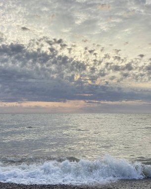 Güzel deniz manzarası. doğa arkaplanı