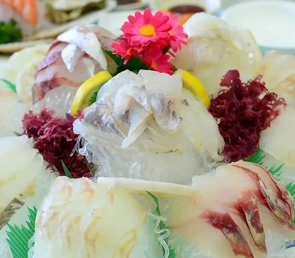 Bir deniz ürünleri fotoğrafı.