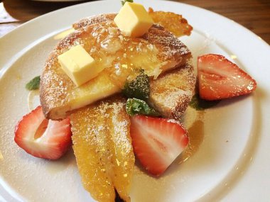 Lezzetli yiyeceklerin yakın görüntüsü