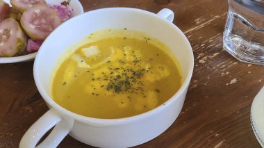 Lezzetli Asya mutfağının yakın görüntüsü