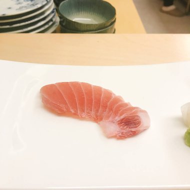 Somonlu ton balığı.