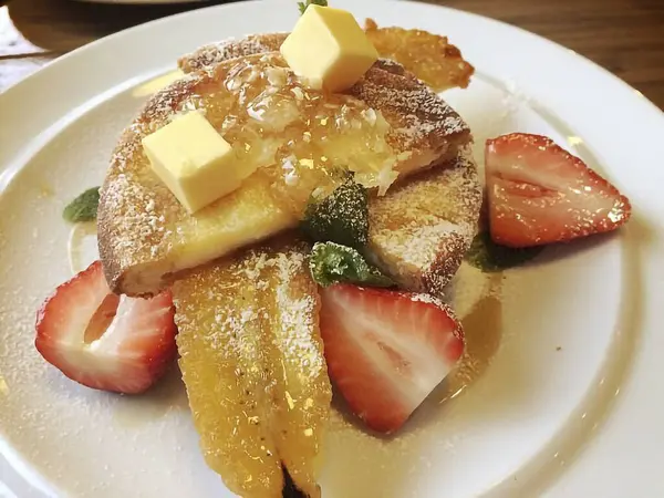 Lezzetli yiyeceklerin yakın görüntüsü