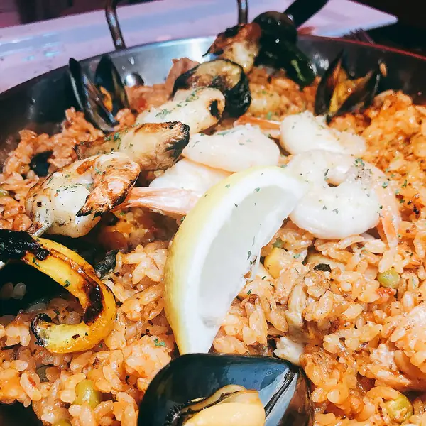 Lezzetli yiyeceklerin yakın görüntüsü