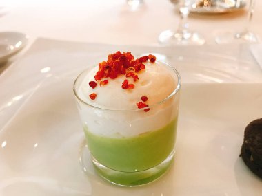 Lezzetli bir yemeğin yakın çekimi.