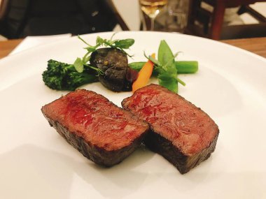 Lezzetli yiyeceklerin yakın görüntüsü