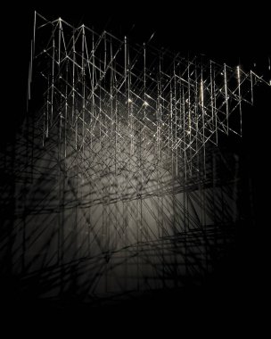 Soyut teknoloji geçmişi. 3 boyutlu resimleme