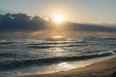 Baltık Denizi 'nde gün batımı, Polonya