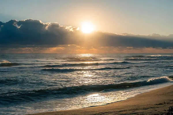 Baltık Denizi 'nde gün batımı, Polonya