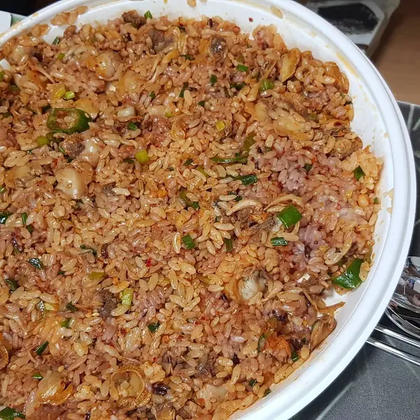 Lezzetli Asya mutfağının yakın görüntüsü