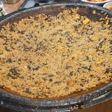 Lezzetli Asya yemeklerinin yakın görüntüsü