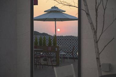 Barselona şehrinin manzarası