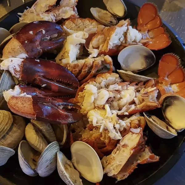 Pazarda deniz ürünleri ve deniz ürünleri