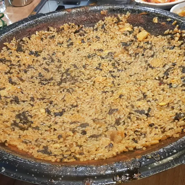 Lezzetli Asya yemeklerinin yakın görüntüsü