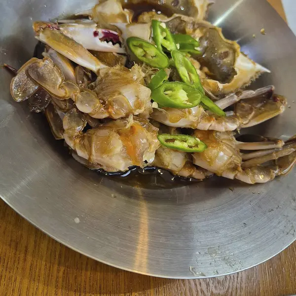 Lezzetli Asya yemeklerinin yakın görüntüsü