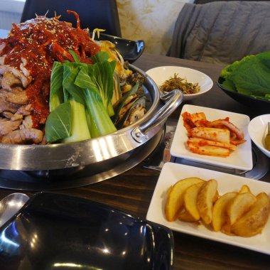 Domuz pirzolasının mutfak fotoğrafı.