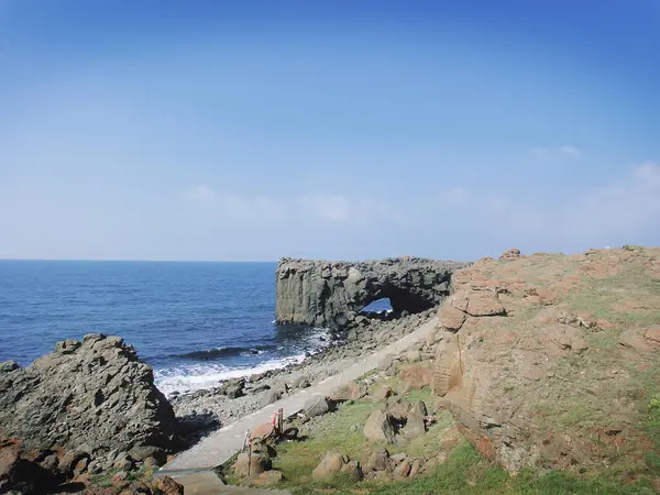Güzel deniz manzarası. doğa arkaplanı