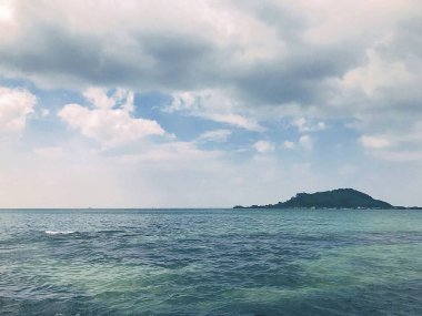 Güzel deniz manzarası. doğa arkaplanı