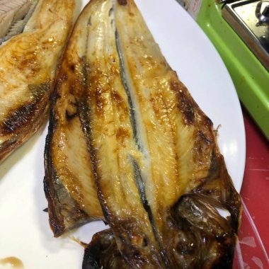 Lezzetli Asya yemeklerinin yakın görüntüsü