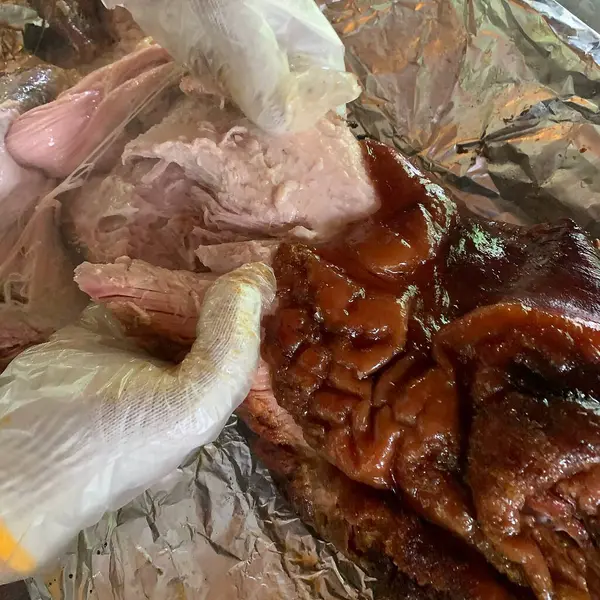 Lezzetli Asya yemeklerinin yakın görüntüsü