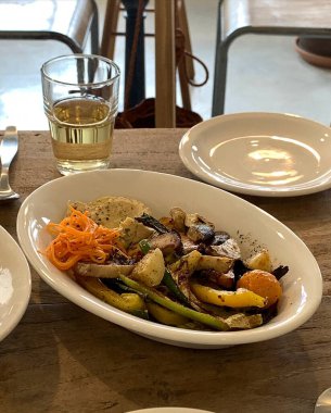 Lezzetli yiyeceklerin yakın görüntüsü