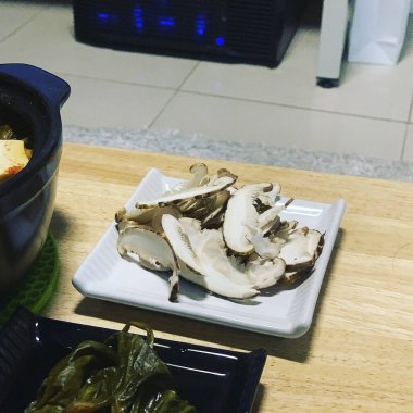 Lezzetli Asya mutfağının yakın görüntüsü