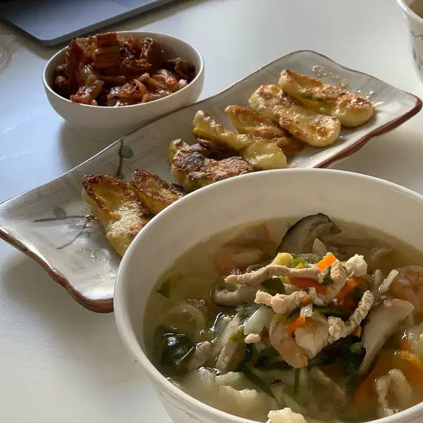 Tayland yemeği, Tayland yemeği, yakın görüş.