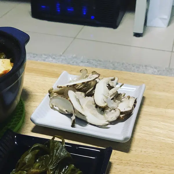 Lezzetli Asya mutfağının yakın görüntüsü