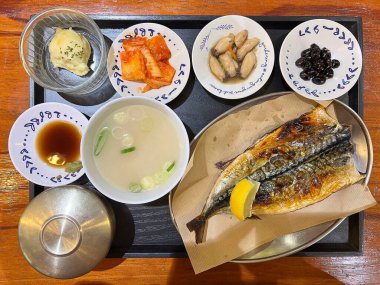 Lezzetli yiyeceklerin yakın görüntüsü