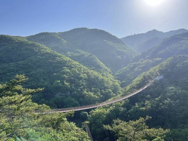 Dağların güzel manzarası