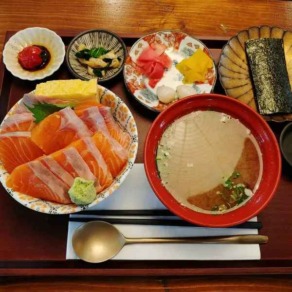 Sashimi 'nin mutfak fotoğrafı.