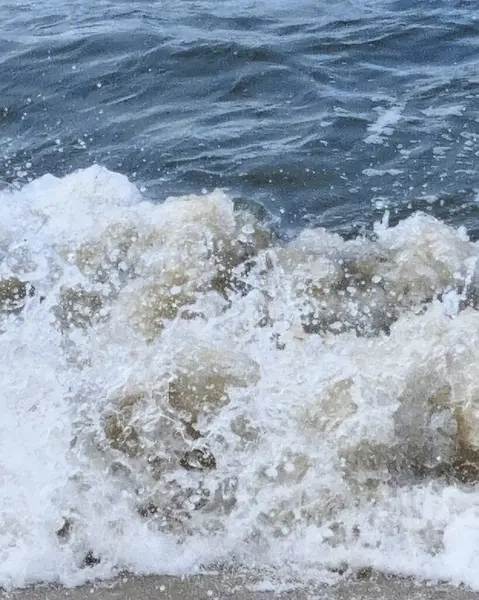 Sahilde güzel deniz dalgaları