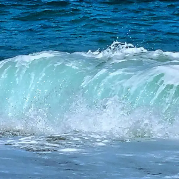 Deniz kıyısında dalgalar