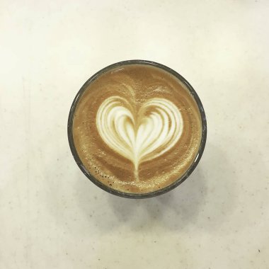 Sütlü sıcak kahve