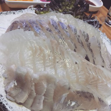 Lezzetli Asya yemeklerinin yakın görüntüsü