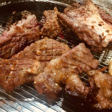 Lezzetli yiyeceklerin yakın görüntüsü