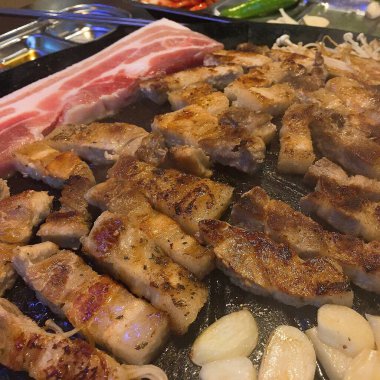 Lezzetli yiyeceklerin yakın görüntüsü