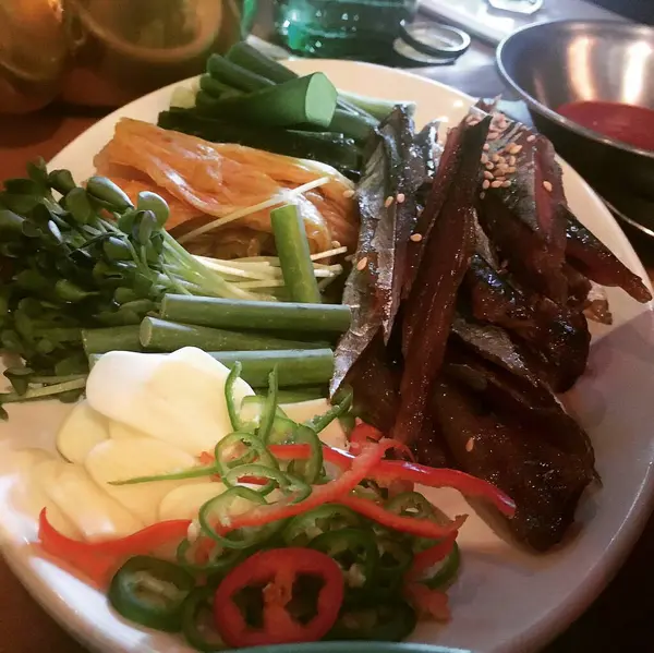 Lezzetli yiyeceklerin yakın görüntüsü