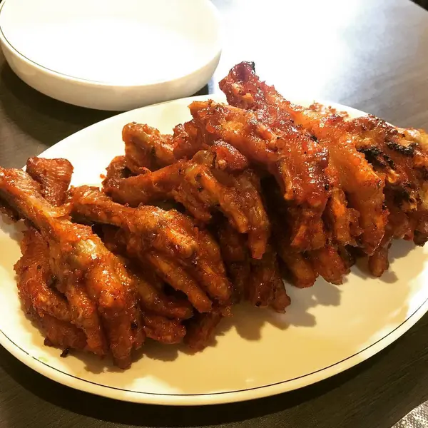 Lezzetli Asya yemeklerinin yakın görüntüsü