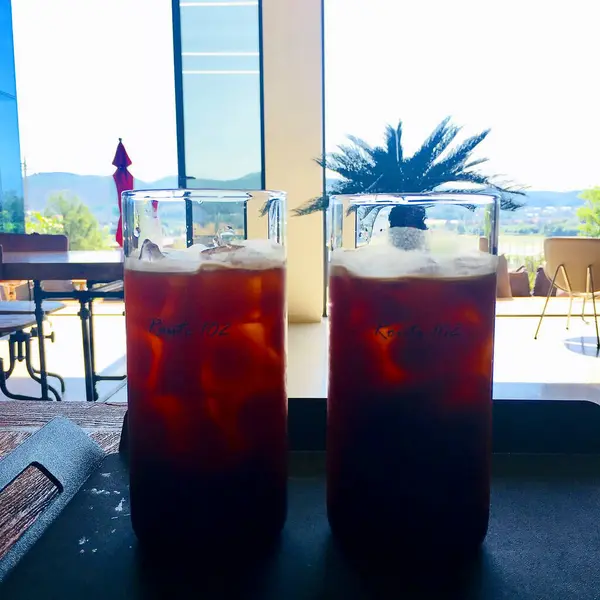 Buzlu kırmızı çay.