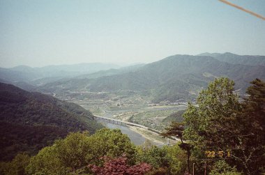 Dağların güzel manzarası