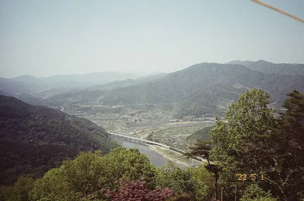 Dağların güzel manzarası