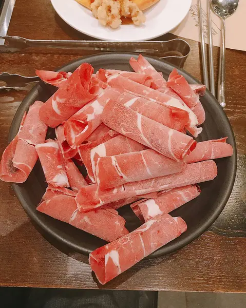 Lezzetli yiyeceklerin yakın görüntüsü