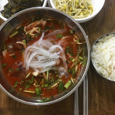 Lezzetli Asya mutfağının yakın görüntüsü