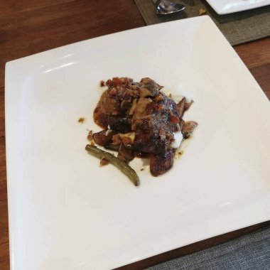 Lezzetli Asya yemeklerinin yakın görüntüsü