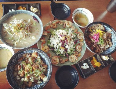 Lezzetli yemekler, seçici odaklanma.