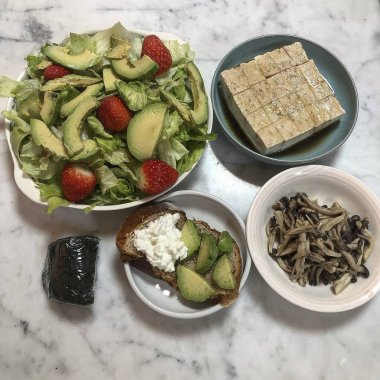 Lezzetli ve sağlıklı yiyecekler, seçici odaklanma